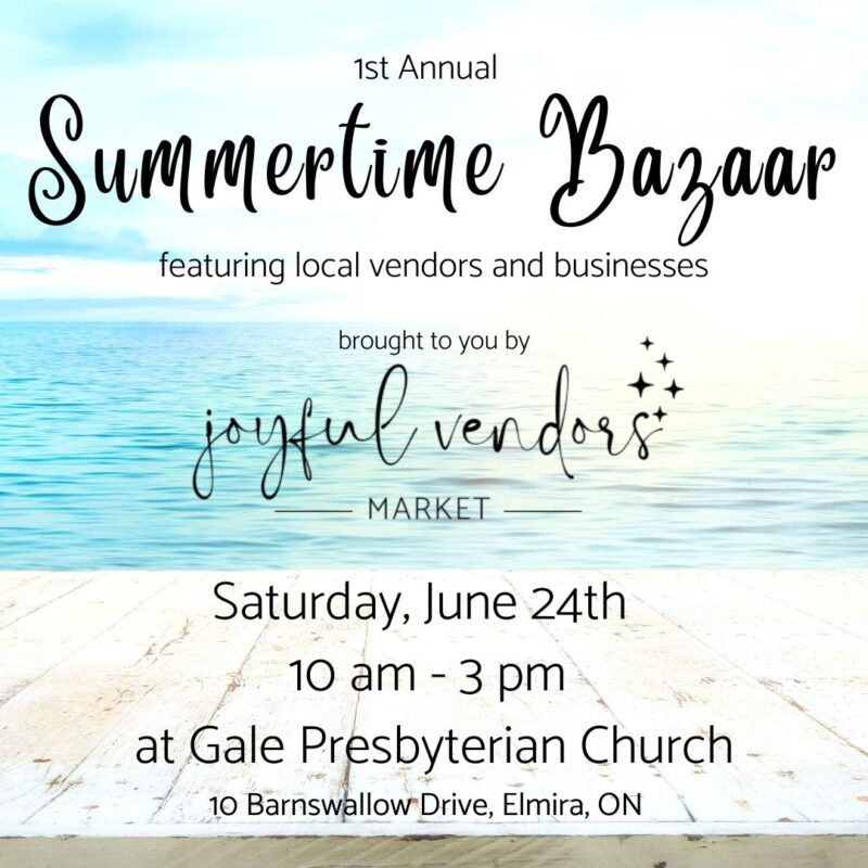 Summertime Bazaar Social Post