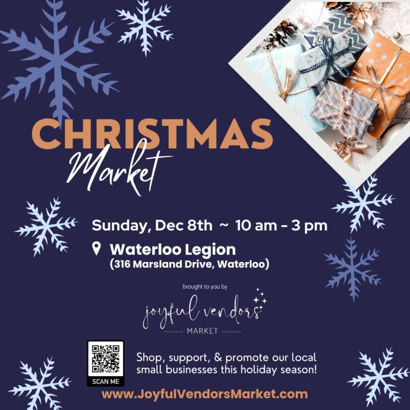 2024 Christmas Market - Social Media Graphic - Joyful Vendors Market